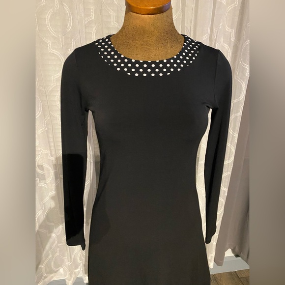 MICHAEL Michael Kors Polka Dot Trim Dress - Picture 2 of 5